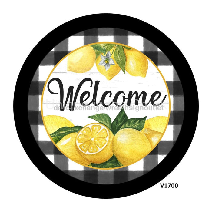 VINYL DECAL | WELCOME | LEMONS / CHECK | SUMMER | EVERYDAY - Unique in the Creek LTD