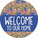 Wreath Sign Welcome Wreath Sign Military Veterans Decoe-2399 For Round vinyl
