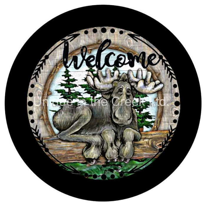 VINYL DECAL | WELCOME | MOOSE | EVERYDAY - Unique in the Creek LTD