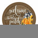 VINYL DECAL | WELCOME TO OUR PATCH | FALL | PUMPKINS - Unique in the Creek LTD