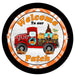 VINYL DECAL | WELCOME TO OUR PATCH | HALLOWEEN | PUMPKIN TRUCK | GNOME | AUTUMN | FALL - Unique in the Creek LTD