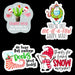 Vinyl Shipping Stickers Christmas Bundle 3 Sign