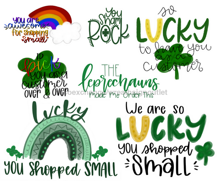Vinyl Shipping Stickers St Patricks Day - DecoExchange
