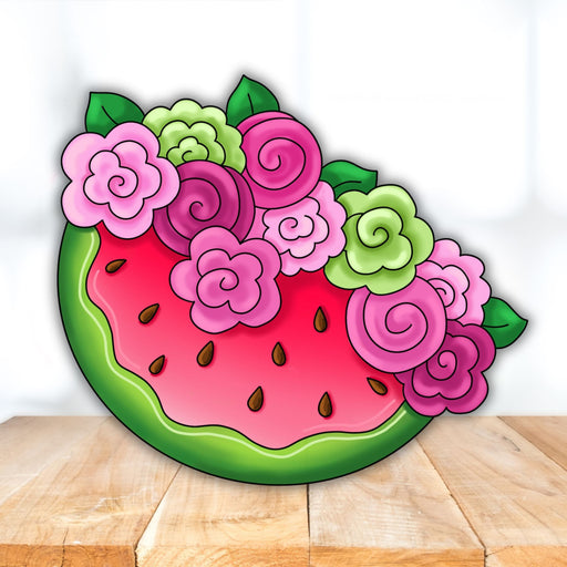 Watermelon Sign Summer Pcd - W - 121 - Dh 22’ Wood Pcd Door Hanger