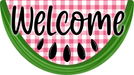 Watermelon Sign Welcome Door Hanger Wood Sign Decoe-W-176 22