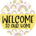 Welcome Door Hanger Rainbow Dco-01116-Dh 18 Round