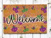 Welcome Mardi Gras Masks Doormat | Nola Housewarming Gift | Fat Tuesday | Doormat Closing Gift | Welcome Doormat | Front Door Home Door Mat