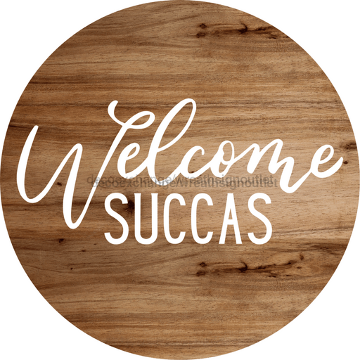 Welcome Sign Funny Decoe-4212 10 wood Round