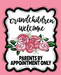 Welcome Sign Grandparents Dco-00576 For Wreath 8X10 Metal