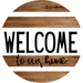 Welcome Sign To Our Home Decoe-4190 10 Metal Round