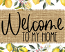 Welcome To My Home Sign Dco-00072 For Wreath 8X10 Metal