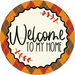 Welcome To My Home Sign Dco-00125 For Wreath 10 Round Metal 8X10