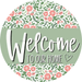 Welcome To Our Home, Mothers Day Sign, Every Day Sign, Spring Sign, VINYL-DECOE-4028, 10" Vinyl Decal Round