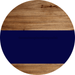 Welcome To Our Home Sign Blank Navy Stripe Wood Grain Decoe-2924-Dh 18 Round