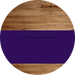 Welcome To Our Home Sign Blank Purple Stripe Wood Grain Decoe-2731-Dh 18 Round