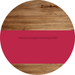 Welcome To Our Home Sign Blank Viva Magenta Stripe Wood Grain Decoe-2741-Dh 18 Round