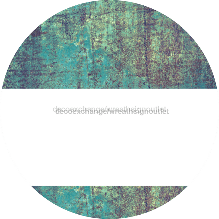 Welcome To Our Home Sign Blank White Stripe Petina Look Decoe-2919-Dh 18 Wood Round