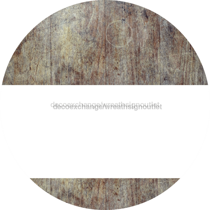 Welcome To Our Home Sign Blank White Stripe Wood Grain Decoe-2918-Dh 18 Round