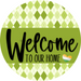 Welcome To Our Home, St Patricks Day Sign, VINYL-DECOE-4033, 10" Vinyl Decal Round