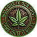 Welcome To Our Joint Sign Decoe-5241 10’ Metal Round