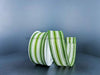 White Linen/Sage-Willow Ticking Stripes 1.5’’X10Y 42413-09-08 Ribbon