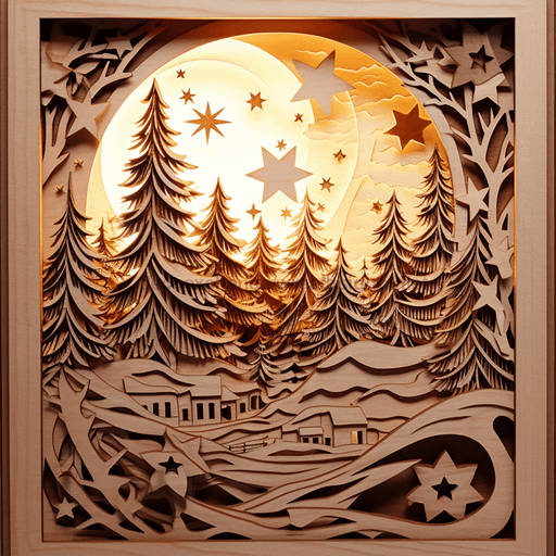 Winter Sign Scenery Decoe-5151 For Wreath 10X10 Metal 10