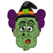 Witch Face Door Hanger, MJ-W-00108-DH, 22in Wood Door Hanger