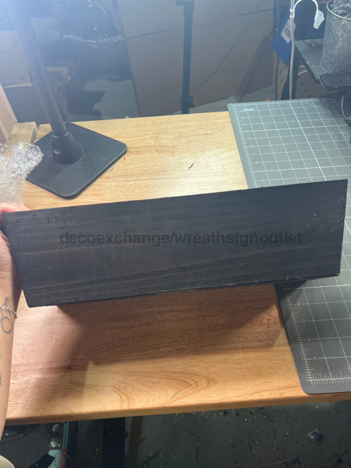 Wood Window Box Med Black 139016-Bk Container