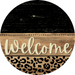 Wooden Welcome Door Hanger, DCO-13714-DH, 18in Wood Sign