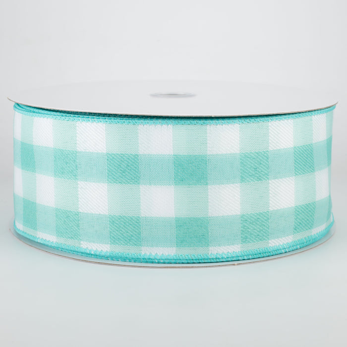 Aqua-Wht Buffalo Plaid 2.5 X50Y 841-40-040