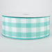 Aqua-Wht Buffalo Plaid 2.5 X50Y 841-40-040