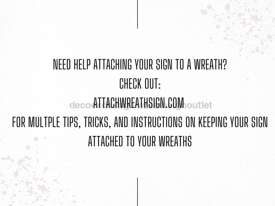 Wreath Sign, 12"Lx5.5"H Embossed Checked Vintage Bug Black/White/Grey MD066827, DecoExchange, Sign For Wreath - DecoExchange