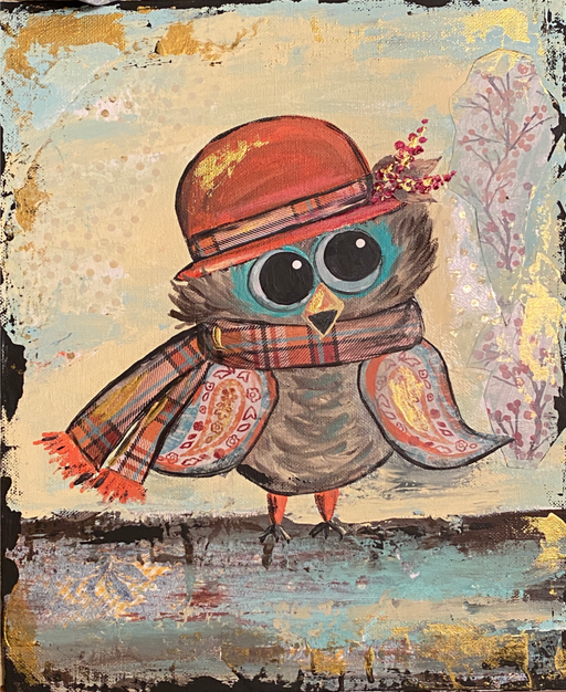 Wreath Sign, 8x10, Owl Sign, Fall Sign, CH-010, DecoExchange, Sign For Wreaths - DecoExchange