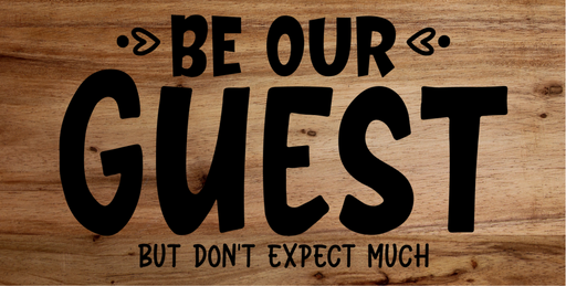 Wreath Sign Be Our Guest 6X12 Metal Decoe-4220 Decoexchange For