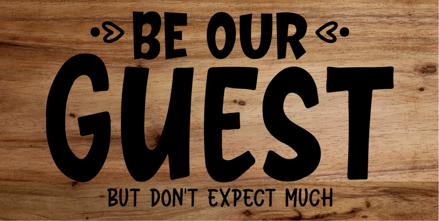 Wreath Sign Be Our Guest 6X12 Metal Decoe-4220 Decoexchange For