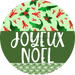 Wreath Sign Cajun Christmas Joyeux Noel Welcome Gift Decoe-2633 For Round Decoexchange