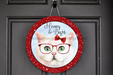 Wreath Sign, Cat Christmas Sign, Meowy Christmas, DECOE-2024, Sign For Wreath, DecoExchange - DecoExchange®