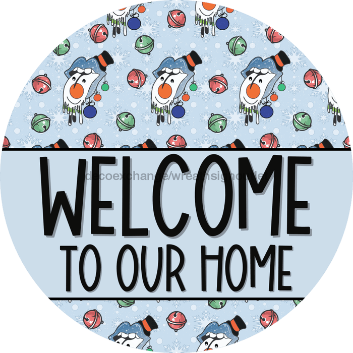 Wreath Sign Christmas Wreath Sign Lips Bells Decoe-2387 For Round 10 Metal