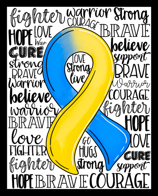 Wreath Sign, Down Syndrome Awareness Sign, 8x10" Metal Sign DECOE-903, Sign For Wreath, DecoExchange - DecoExchange