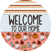 Wreath Sign Fall Wreath Sign Western Welcome Decoe-2373 For Round 10 Metal