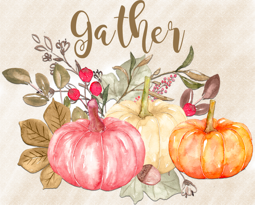 Wreath Sign, Farmhouse Sign, Pumpkin Sign, 8x10" Metal Sign DECOE-832, Sign For Wreath, DecoExchange - DecoExchange