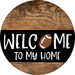 Wreath Sign, Football Sign, Welcome To My Home Sign, DECOE-2323, Sign For Wreath, Round Sign, DecoExchange - DecoExchange®