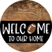 Wreath Sign, Football Sign, Welcome To Our Home Sign, DECOE-2323, Sign For Wreath, Round Sign, DecoExchange - DecoExchange®