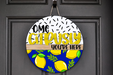 Wreath Sign, Funny lemon Sign, 18" Wood Round  Sign CR-049, DecoExchange, Sign For Wreath - DecoExchange®