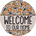 Wreath Sign Halloween Door Hanger Pumpkin Fall Decoe-2384 For Round 18 Wood
