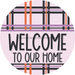 Wreath Sign Halloween Door Hanger Welcome Decoe-2391 For Round 18 Wood