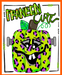 Wreath Sign, Halloween - Franken Cute 8x10"Metal Sign DECOE-558, DecoExchange, Sign For Wreath - DecoExchange