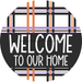 Wreath Sign Halloween Wreath Sign Welcome Decoe-2402 For Round 12 metal