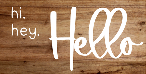 Wreath Sign Hello 6X12 Metal Decoe-4222 Decoexchange For