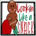 Wreath Sign, Lookin Like A Snack Gingerbread 10"x10" Metal Sign DECOE-098, DecoExchange, Sign For Wreaths - DecoExchange